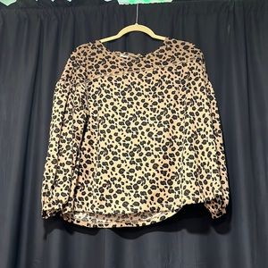 Long Sleeve cheetah Shirt